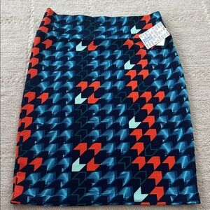 NWT XL Navy, blue and orange Lularoe Cassie
